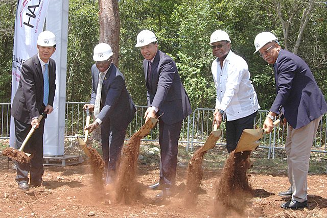 Turning the sod